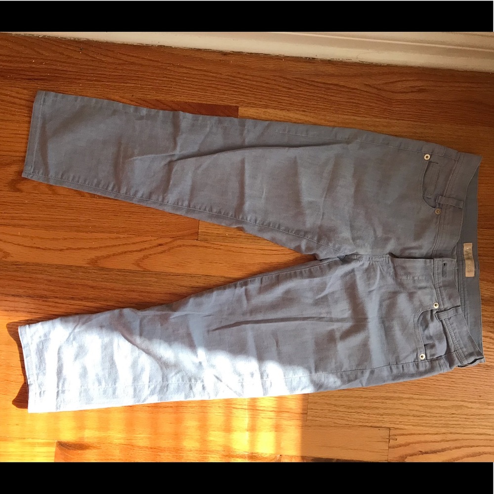 Pale blue capris from Japan